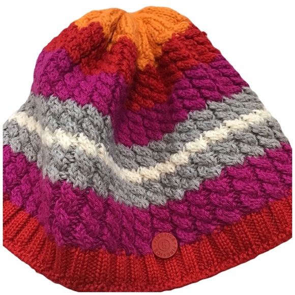 BOGNER - Fire + Ice Strip Knit Beanie Hat - Picture 2 of 16